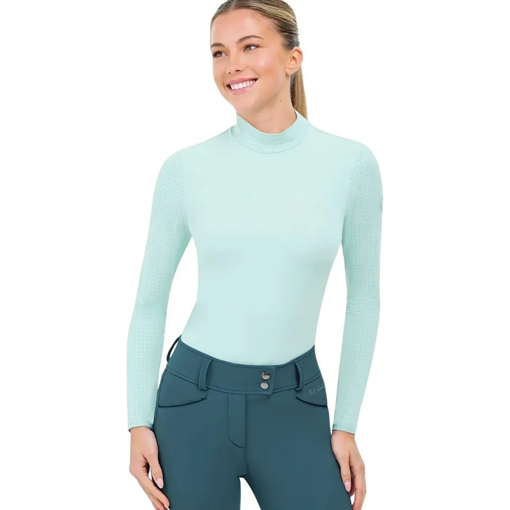 RJ Classics Jemma Mock Neck LS Shirt