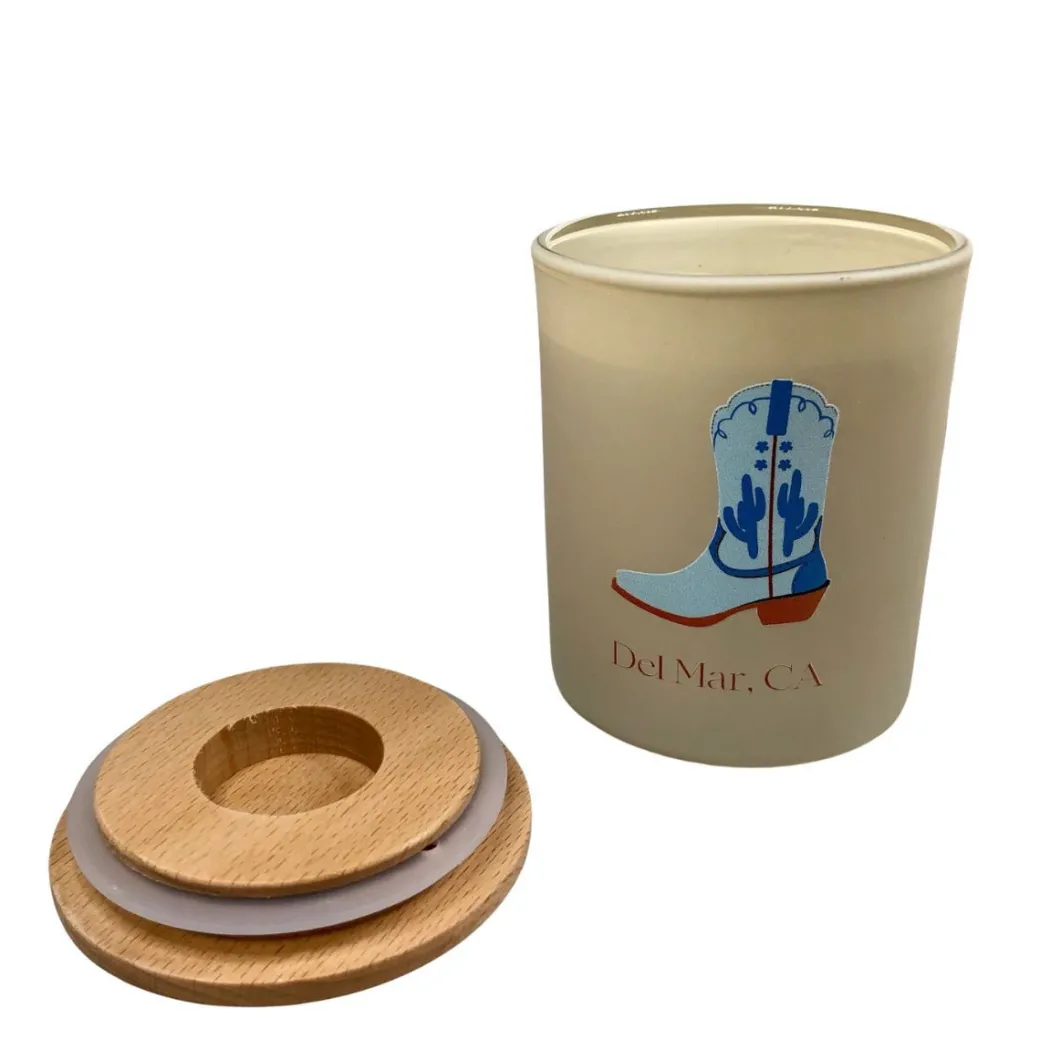 ROAM Western Boot Del Mar Mini Candle