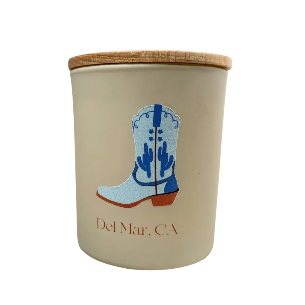 ROAM Western Boot Del Mar Mini Candle