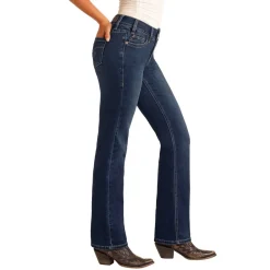 Rock & Roll Denim Arrow Embroidered Jeans