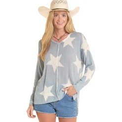 Rock & Roll Denim Baja Star Sweater S26