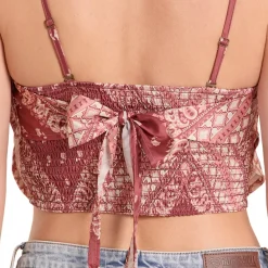 Rock & Roll Denim Bandana Tank Top