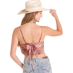 Rock & Roll Denim Bandana Tank Top
