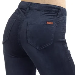 Rock & Roll Denim Blue Velvet Bootcut Jeans