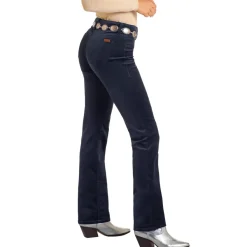 Rock & Roll Denim Blue Velvet Bootcut Jeans
