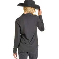 Rock & Roll Denim Boot Stitch Snap Shirt