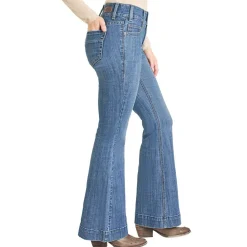 Rock & Roll Denim Double Button Trouser Jeans