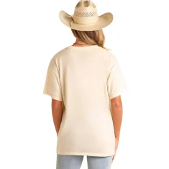 Rock & Roll Denim Horses Oversized Tee