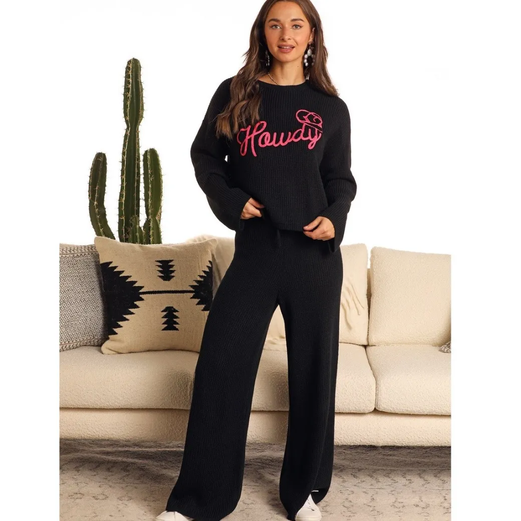 Rock & Roll Denim Knit Lounge Pants