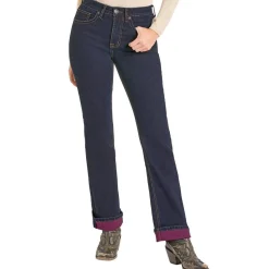 Rock & Roll Denim Pink Inside Bootcut Jeans