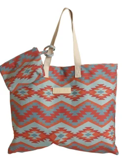 Rock & Roll Denim Printed Tote Bag