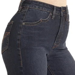 Rock & Roll Denim Snap Front Pocket Jeans