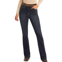 Rock & Roll Denim Snap Front Pocket Jeans