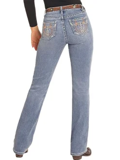 Rock & Roll Denim Steer Pocket Stretch Jeans
