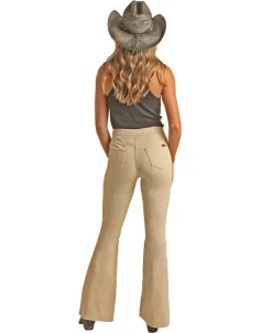 Rock & Roll Denim Stitch Reversible Flare Jeans