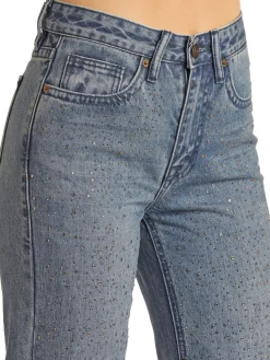 Rock & Roll Denim Studded Crop Jeans