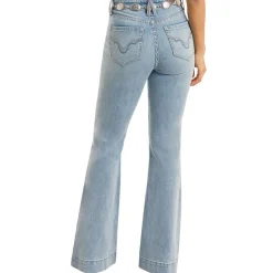 Rock & Roll Denim Turquoise Coin Pocket Trouser Jeans