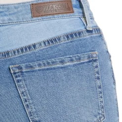 Rock & Roll Denim Two-Tone Denim Wide Leg Jeans