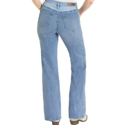 Rock & Roll Denim Two-Tone Denim Wide Leg Jeans