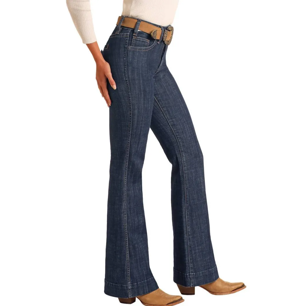 Rock & Roll Denim Welt Pocket HR Trouser Jeans