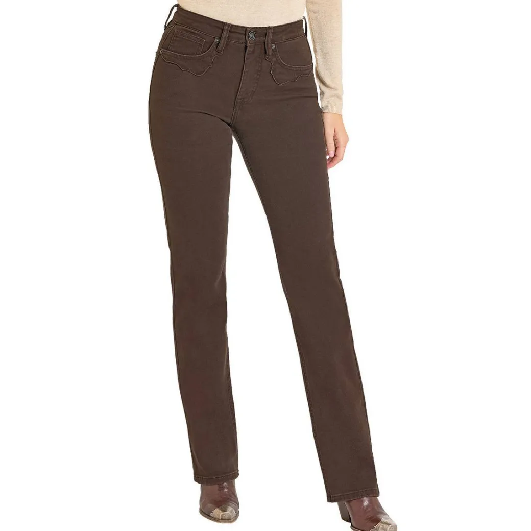 Rock & Roll Denim West Desperado Brown Jeans