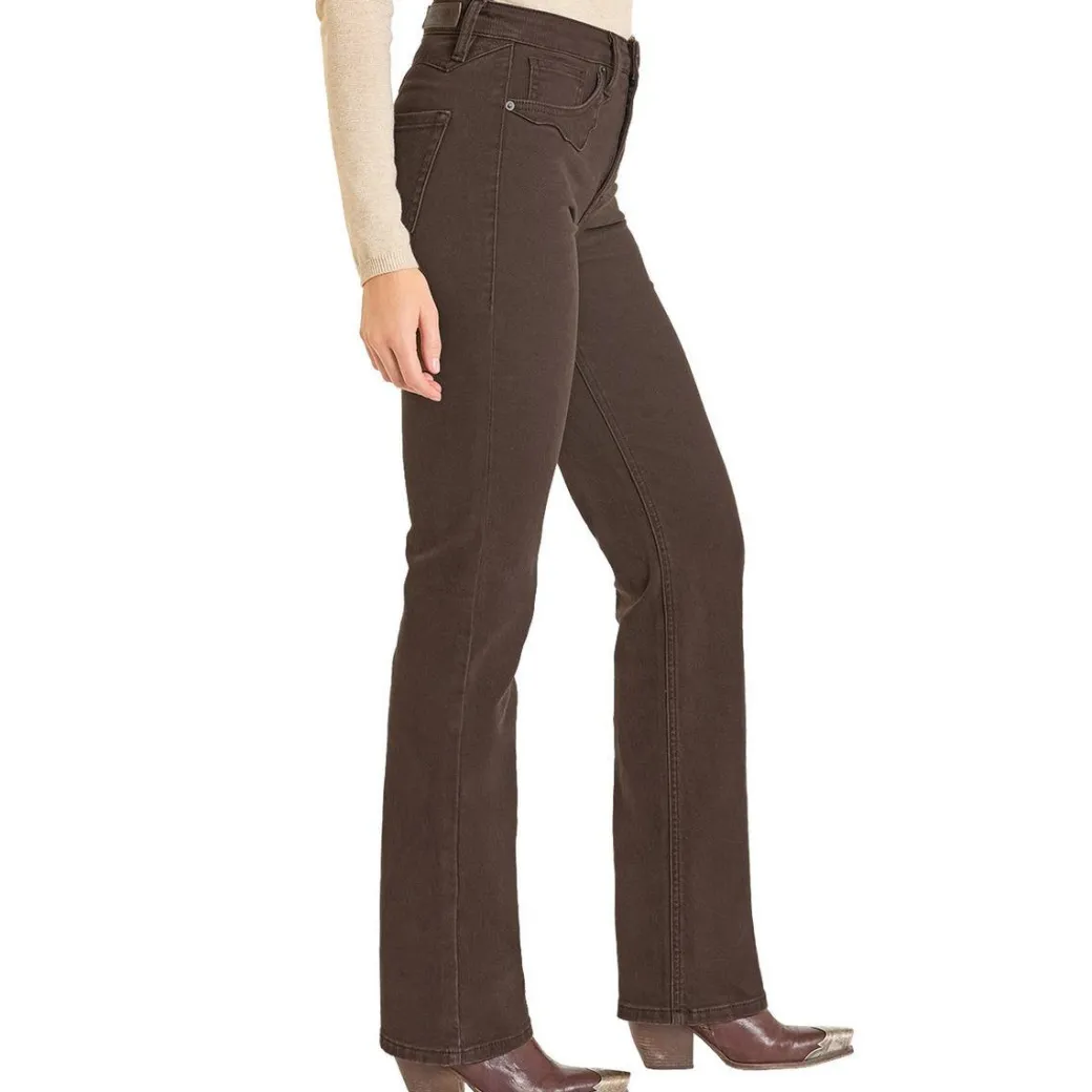 Rock & Roll Denim West Desperado Brown Jeans