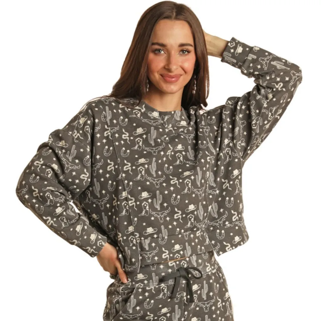 Rock & Roll Denim Wild West Pullover