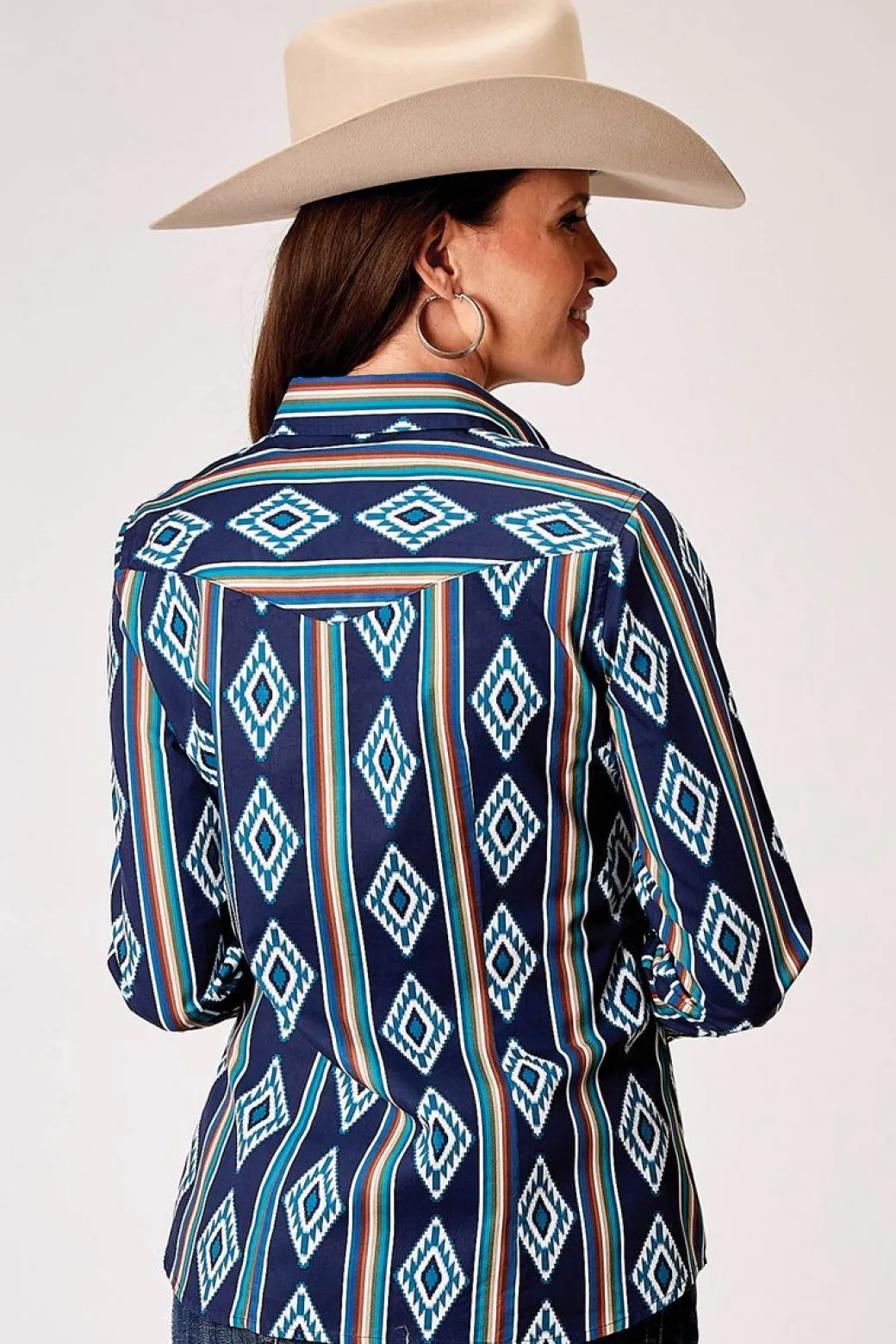 Roper Vertical Aztec Print Shirt