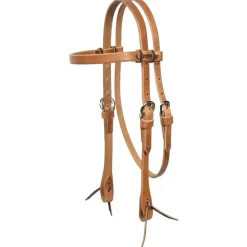 Schutz Brothers Brow Headstall w/ Ties - Pony size
