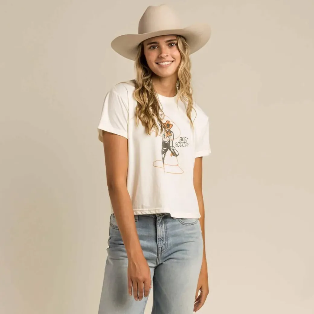 Sendero Boot Scootin' Crop Tee