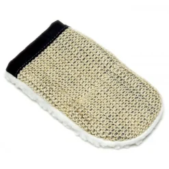 Sisal & Fleece Grooming Mitt