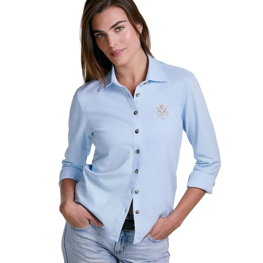 Sixteen Cypress Sport Piqué LS Button Shirt