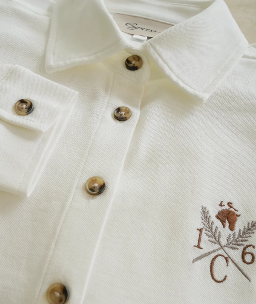 Sixteen Cypress Sport Piqué LS Button Shirt