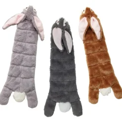 Skinneeez Multi Squeaker Rabbits Dog Toy