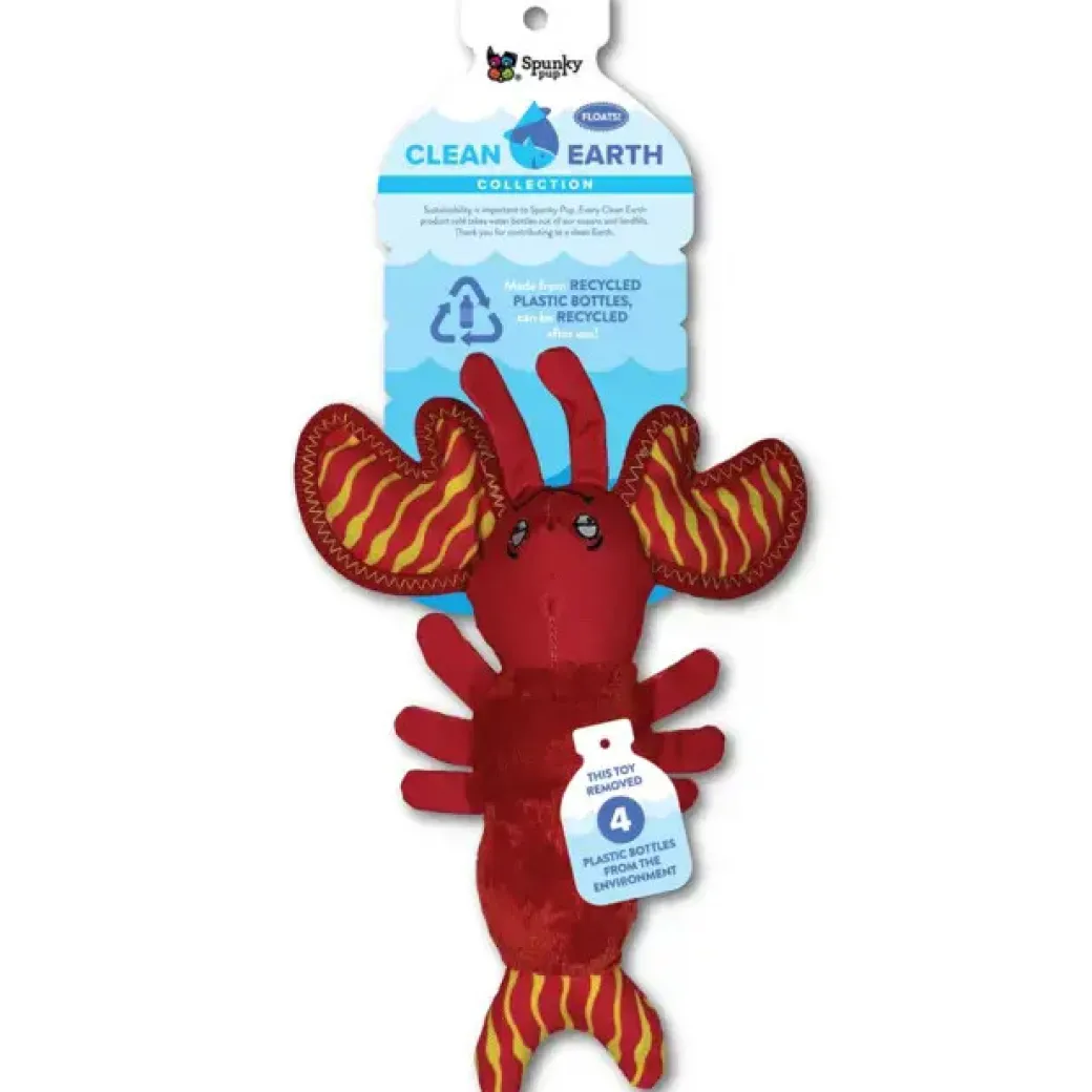 Spunky Pup Clean Earth Plush Dog Toys