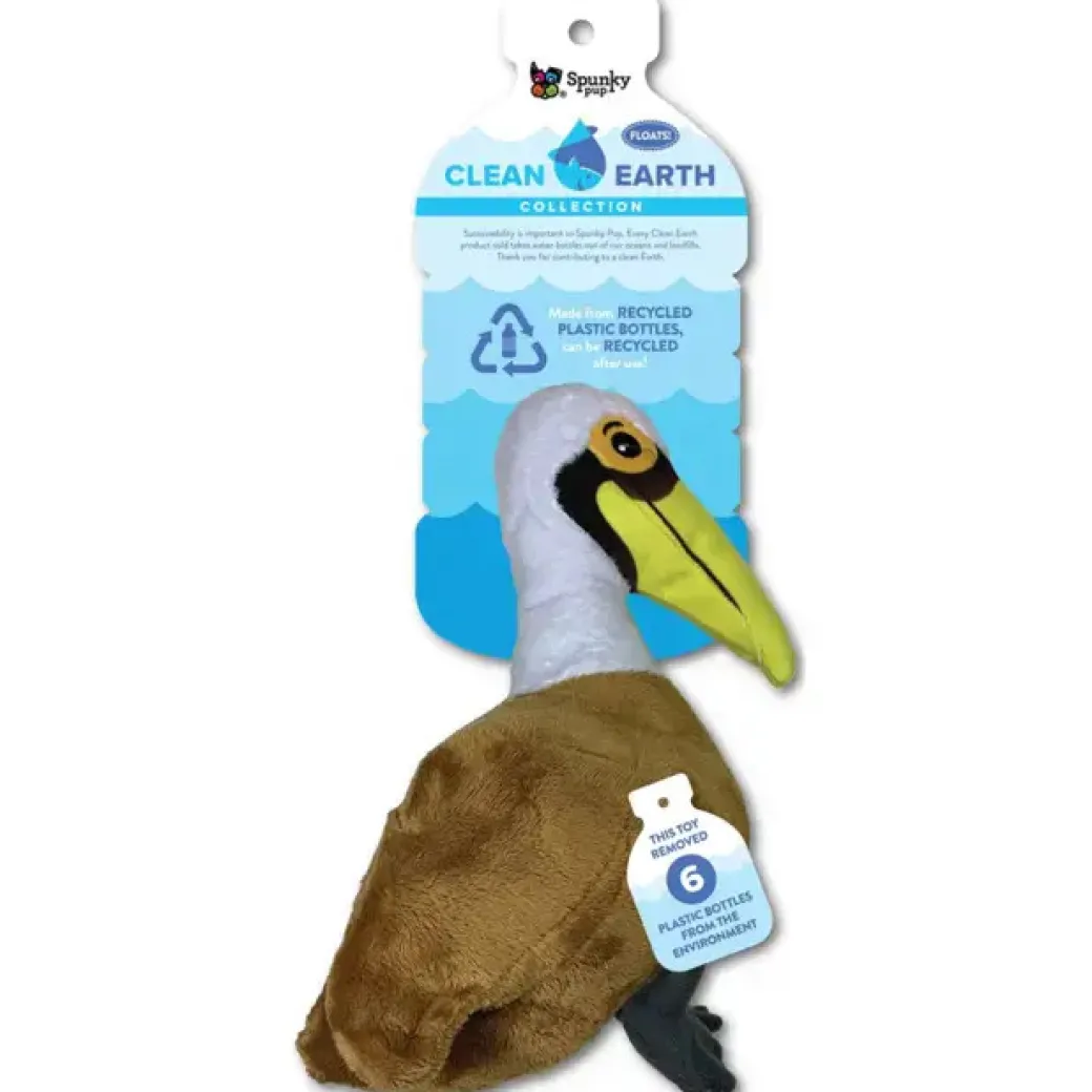 Spunky Pup Clean Earth Plush Dog Toys