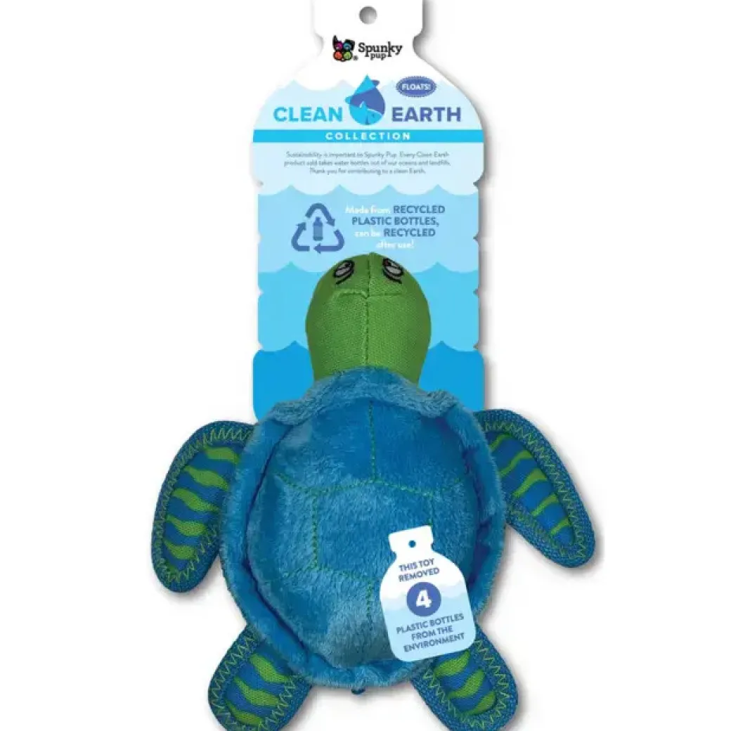 Spunky Pup Clean Earth Plush Dog Toys