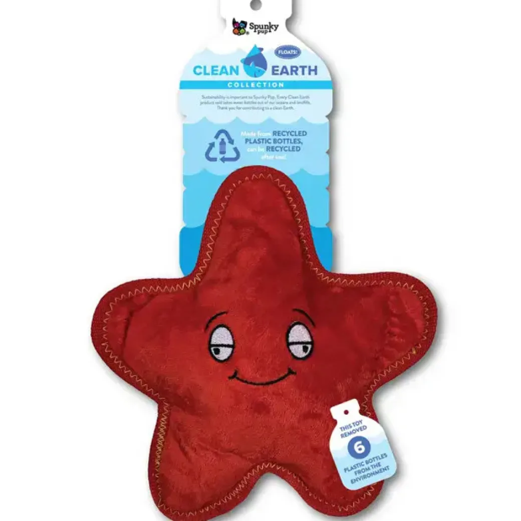 Spunky Pup Clean Earth Plush Dog Toys