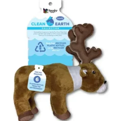 Spunky Pup Clean Earth Plush Dog Toys