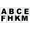 Stick-On Dressage Letters - Set of 8