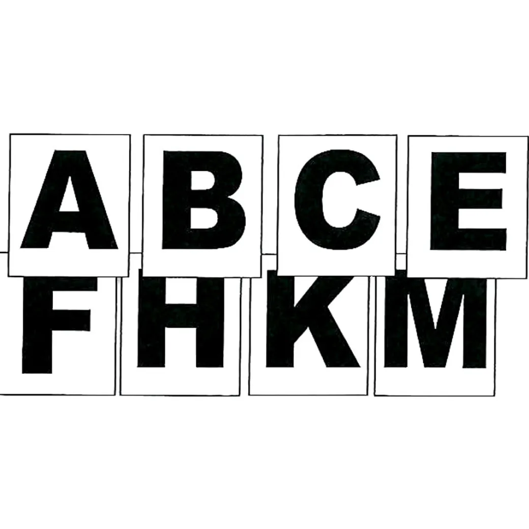 Stick-On Dressage Letters - Set of 8
