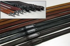 Stubben Soft Calfskin Reins - Snap, Buckle, or Hook-Stud Ends