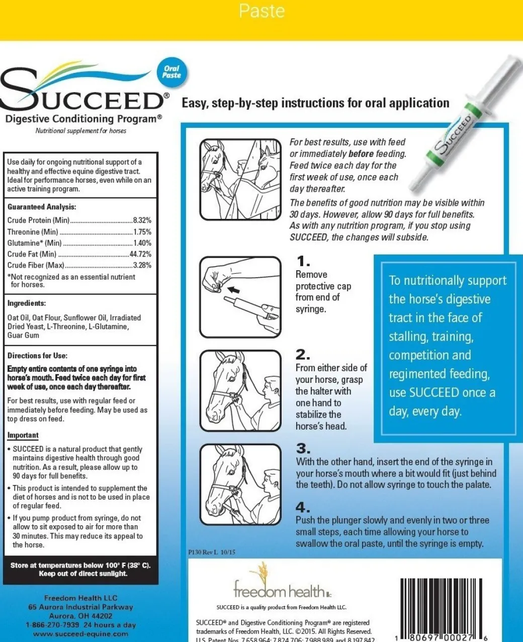 Succeed Digestive Conditioning Program