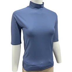 Tailored Sportsman Mock Neck SS Top