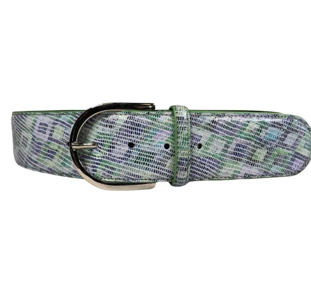 Tailored Sportsman Print Leather Belts