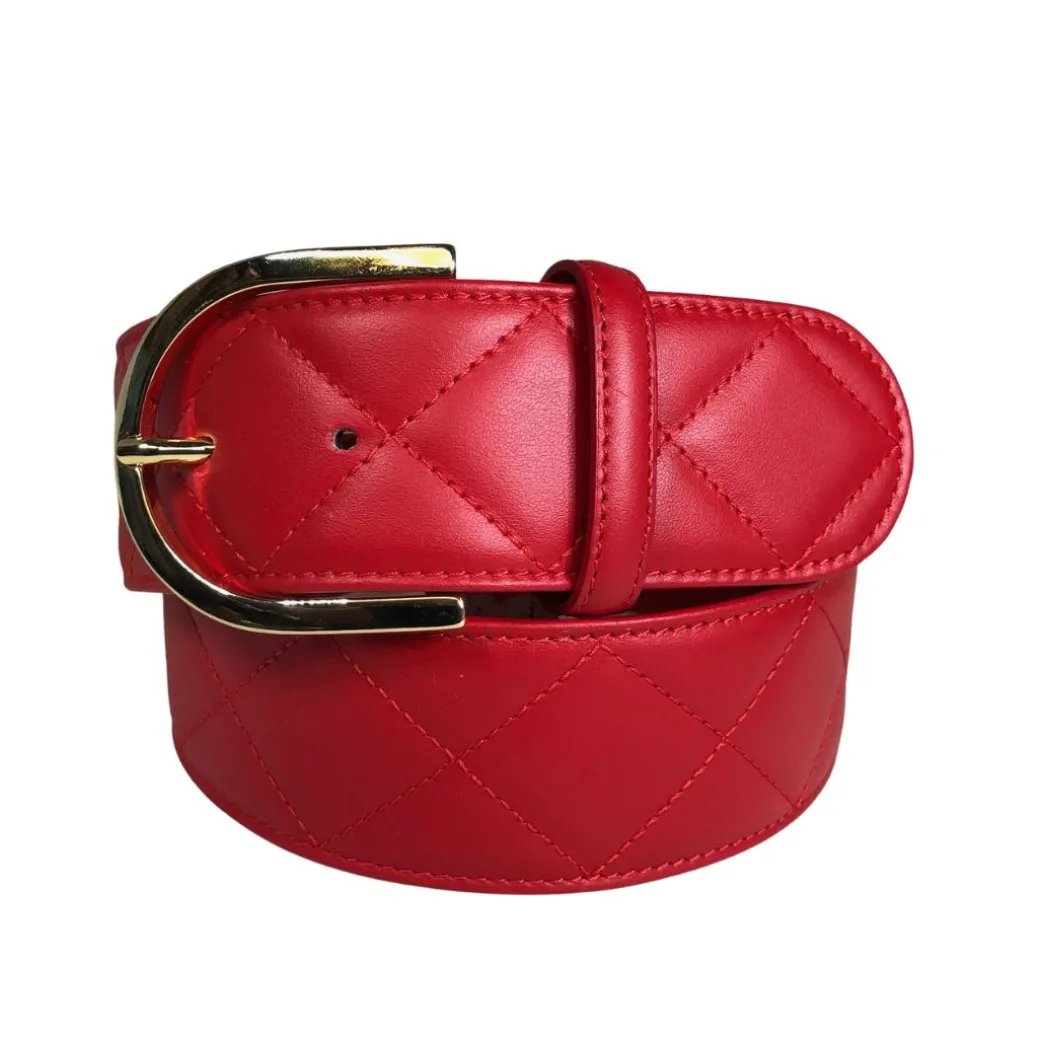 Tailored Sportsman Quilted Leather C Belts