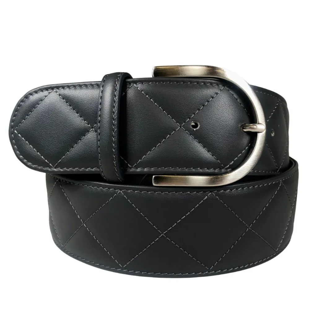 Tailored Sportsman Quilted Leather C Belts