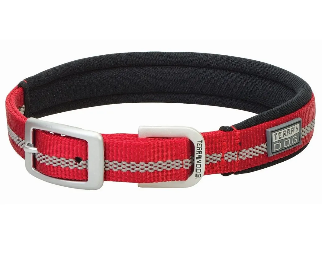 Terrain DOG Reflective Neoprene Lined Collar 3/4"