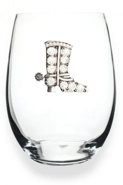 The Queens' Jewels Stemless Wine Glass