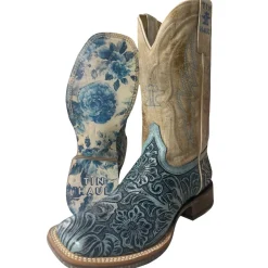 Tin Haul Charmcut Floral Sole Boots